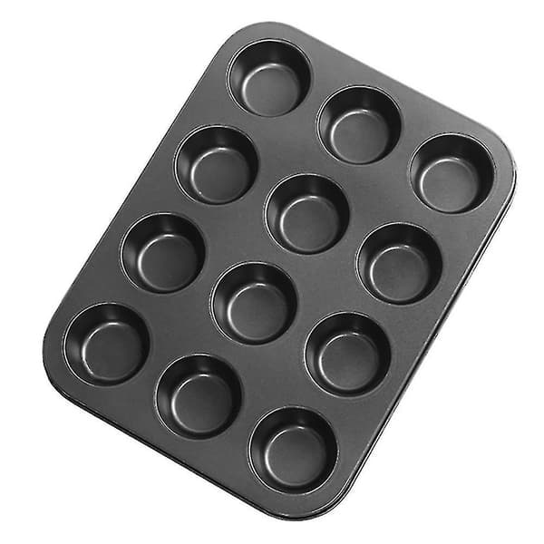 12 hål Non-stick rund Cupcake form Pan Muffin bricka B