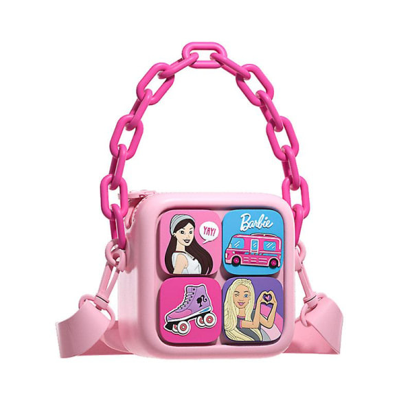 Pink håndtaske børns sød lille pige justerbar skulderrem Crossbody taske Vandtæt dametaske