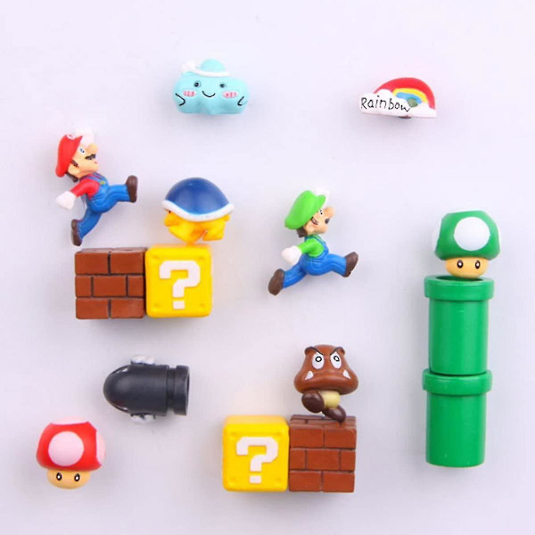 Kylmagneter, Mario-kylmagneter, kontorsmagneter/kalendermagneter/whiteboardmagneter/mario dekorativa kylmagneter för kök
