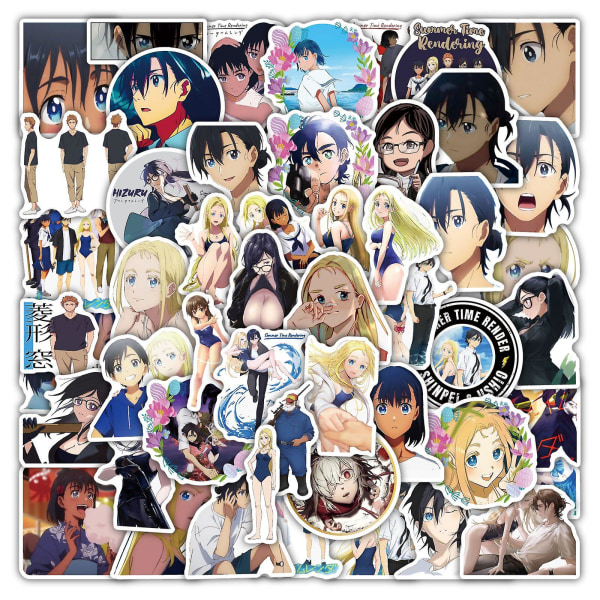 WABJTAM Stickers 50 STK Japansk Anime Figur Doodle Vandtæt Vinyl Decals til kofangerbiler Computer Scrapbog Guitar Bagage Skateboard til Cartoon F