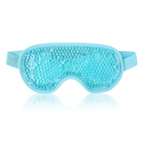 Kjølende øyemaske Gjenbrukbar gel øyemaske kompatibel med hovne øyne, isøyemaske