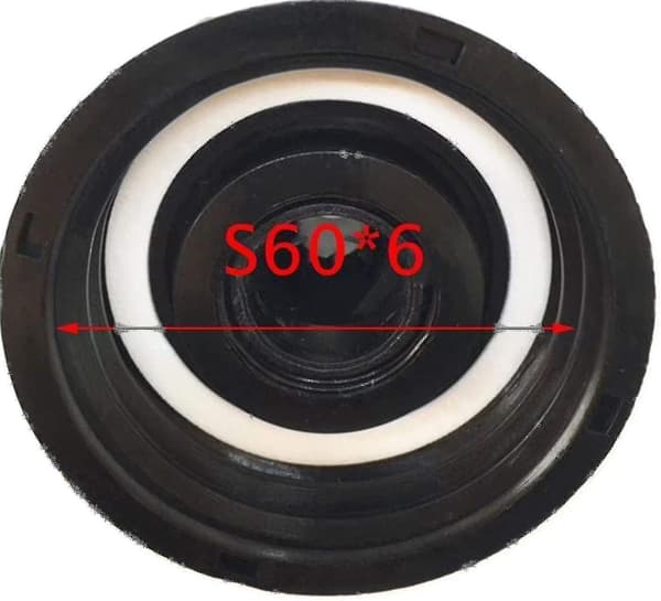 S60x6 Adapterventil 3/4, for 1000 liters IBC vanntank