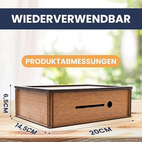 Sparbox (4 storlekar) - Återanvändbar sparbössa med sparmål och siffror att bocka av
