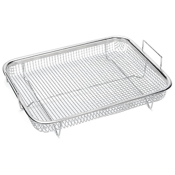 1 st korg för ugn, rostfritt stål korg, non-stick nätkorg, bricka trådkorg korg