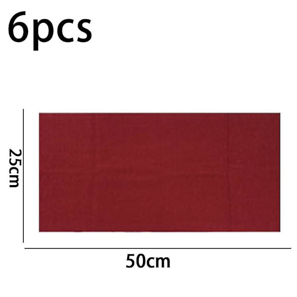 6-pack Spandex Dreadlocks-rör Unisex Stretch Dreadlocks Band Öppen Ände Elastiskt Hårskydd