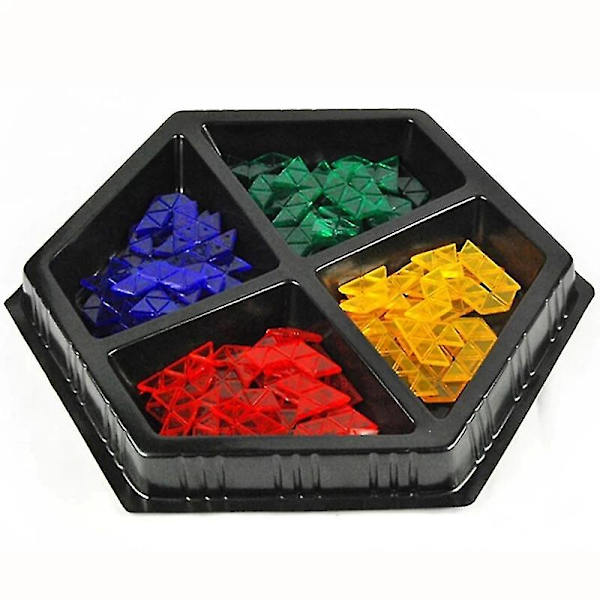 Hexagonal Version Brætspil Blokus Lærende Legetøj Firkanter Spil Nemt At Spille For Børn Russisk Box Serie Spil
