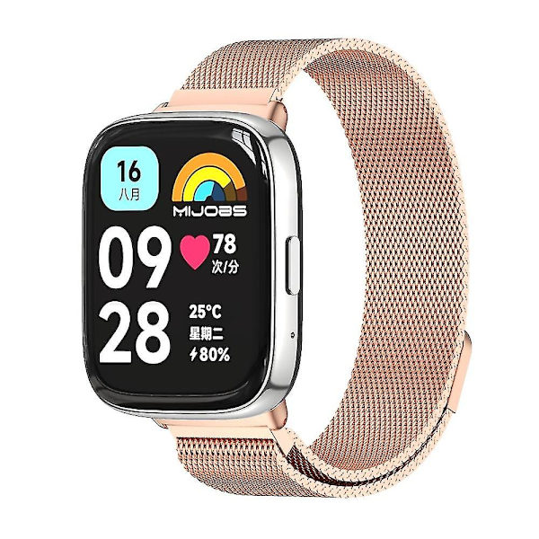 Magnetisk metalrem til Redmi Watch 3 Lite / Watch 3 Active
