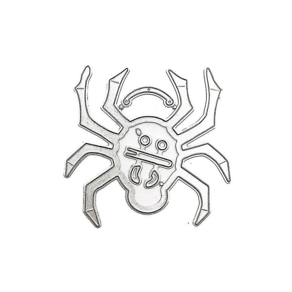 Halloween edderkop Metal skæreforme Stencil gør-det-selv Scrapbog Album Papir Kort skabelon Form Prægning Dekoration