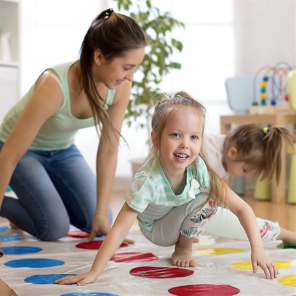 Klassiskt Twister Spel Party Lekmatta Förälder-barn Golvspel Familj Multiplayer Interaktivt brädspel