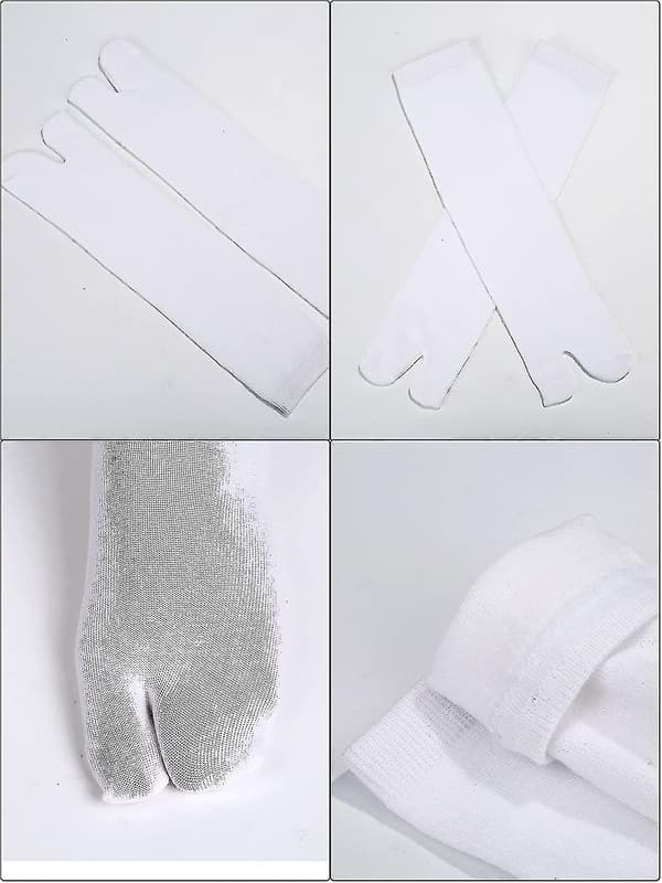 6 par unisex tabi flip flop strumpor geta strumpor bomull split toe tabi strumpor
