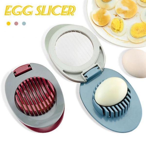 1/3/5/10 st rostfritt stål handhållen svamp kiwi divider tomat skärare ägg split enhet multifunktionell skivning mögel ägg slicer（B02）