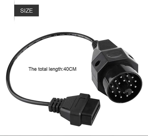 20-stifts till Obdii 16-stifts adapterkabel, bilskannerkabel för B-mw E36 E38 E39 E46 E53 X5 Z3