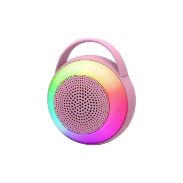 Trådlös Bluetooth-högtalare, bärbar liten stereo, bländande belysning, utomhusskrivbord med Bluetooth-anslutning, enkel att bära för hand