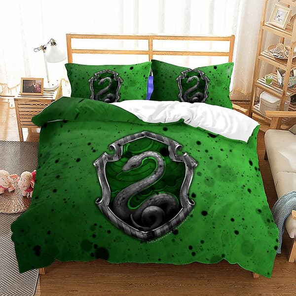 3D Digitaltryck Hogwarts Hemtextil Sängkläder Tredelad Set HL22 180*200cm -ZHENV（180*200cm）