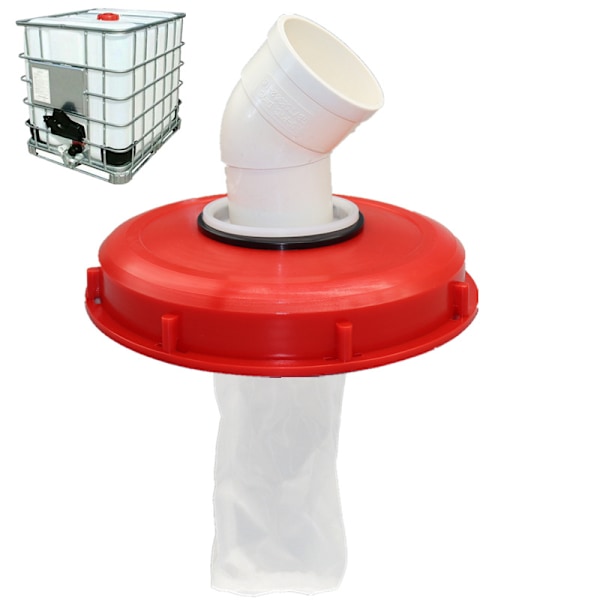Vaskbar nylon IBC-filter med deksel ibc regntank 1000 liter 245mm nlfelt（DN225）