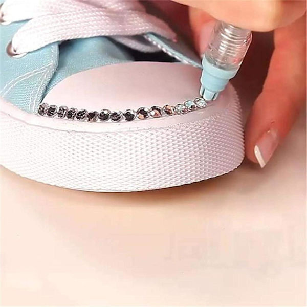 Blå Set - Spot Drill Nagelpenna Set Makeup