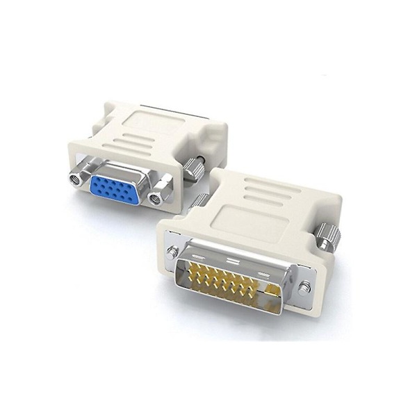 15-stifts VGA Han till DVI-D Hon Adapterkonverterare