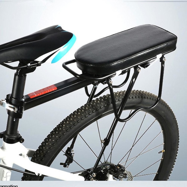 Myk sykkelbakpute Komfortabel sykkelsetemattestativ for voksne barn
