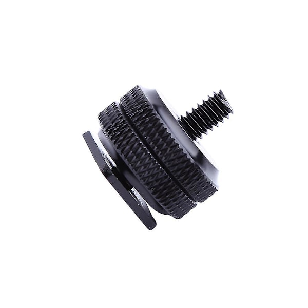 Tripod Hot Shoe Adapter Kompatibel Go Pro Tilbehør Tripod Monopod Mount Adapter Skrue Med 1/4'' Kompatibel Gopro Hero 3 4 5 6 7 8 Kamera