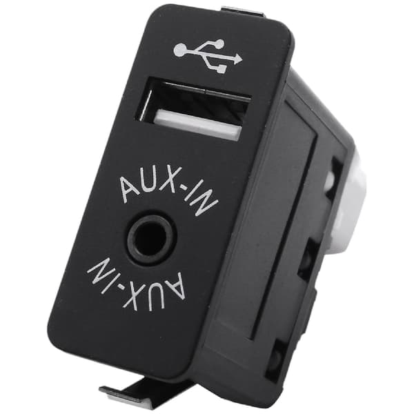 Bil Aux Usb-port 12-stifts Bluetooth-gränssnittströmbrytarepanel Musikadapter för E39 E53 X5 Z4 E85 E8