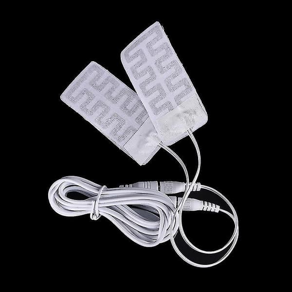 1 par elektriska USB-handskar värmare uppvärmda handskar kolfiberduk