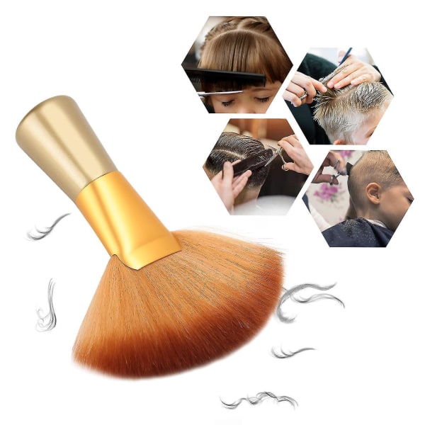 Broken Hair Sweep Brush Neck Face Duster Profesjonell Salon Barber Frisørbørste