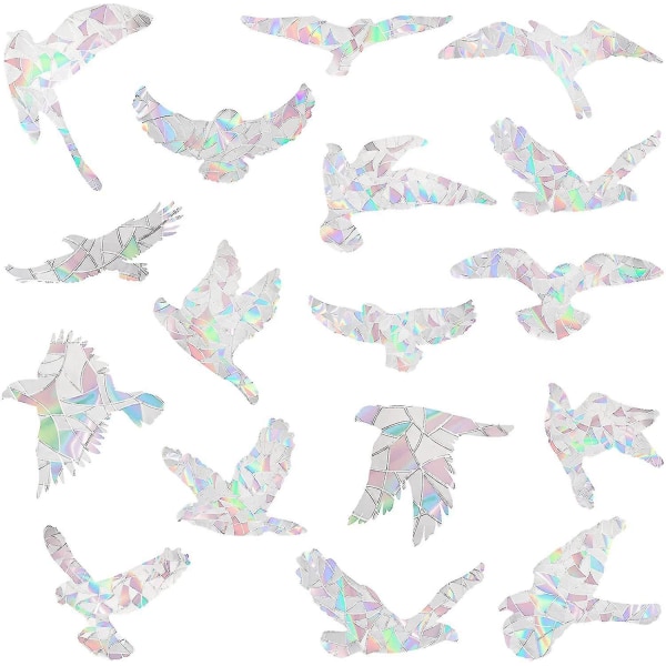 Törmäyksenestoikkuna lintutarratarra lasioven suoja ja pelastuslintu, 1 set, kuvan mukainen väri
