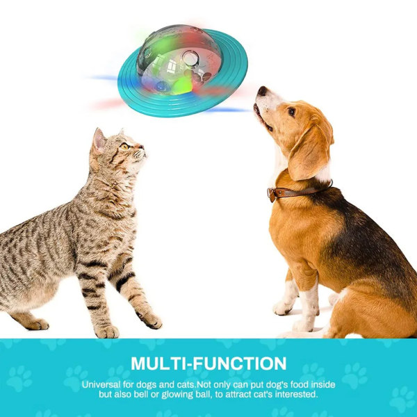 Pedagogisk hundmatare - interaktiva hundleksaker blå