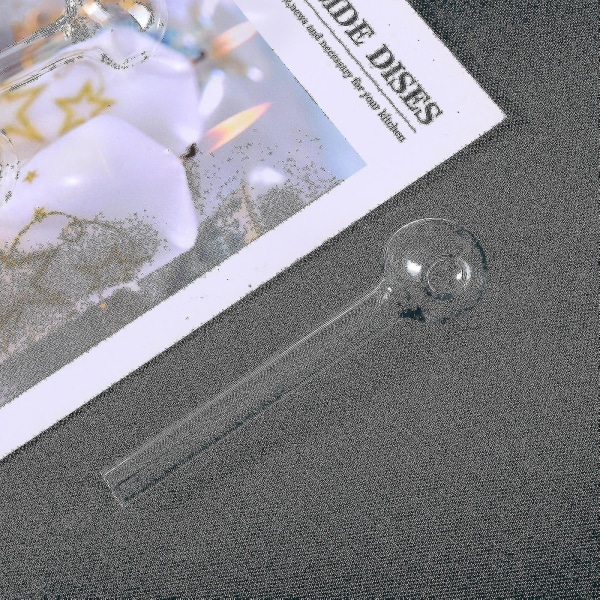 10 kpl Lasi Pyrex juomapillit pakkaus pyöreä pää Design Uudelleenkäytettävä ympäristöystävällinen -ys