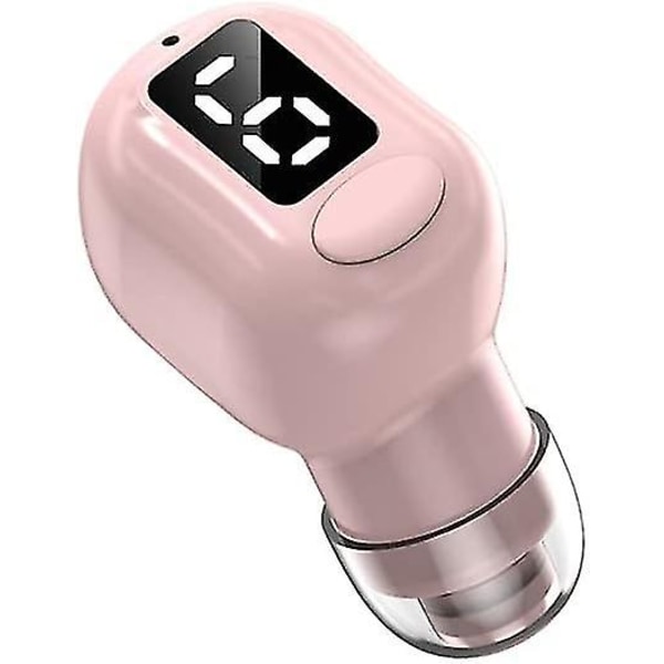 Usynlige Bluetooth-ørepropper, minste enkelt, små, skjulte hodetelefoner for arbeid, søvn, ørepropper, mini spionmikrofon, trådløs skjult hemmelig mikro trådløs E
