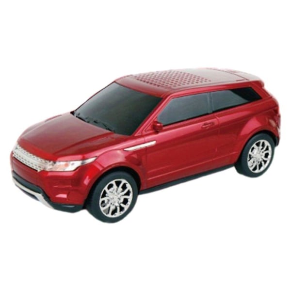 Trådlös Bluetooth högtalare Land Rover bilmodell Bärbar utomhusbil liten högtalare（röd）