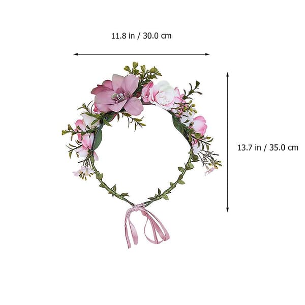 Brudgummens Blomsterhårprydnad Bröllopsklänning Simuleringsblomster Hårtillbehör