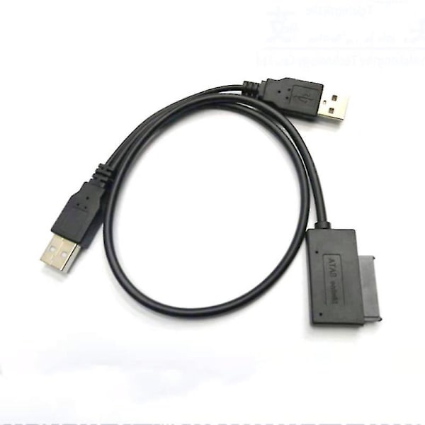 Sata Usb 2.0 till 6 +7pin kabelkonverter extern optisk drivenhet adapter bärbar dator Cd Dvd Pc linjeöverföring notebook optisk drivenhet lin