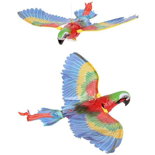Simulering Fågel Interaktiv kattleksak Automatisk hängande flygörn papegoja Rolig kattleksak för katter Kattunge Spela jaktspel
