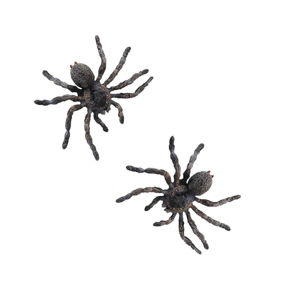 2 kpl Simuloitu hämähäkkimalli Realistinen muovinen hämähäkkihahmot lasten opetuslelu