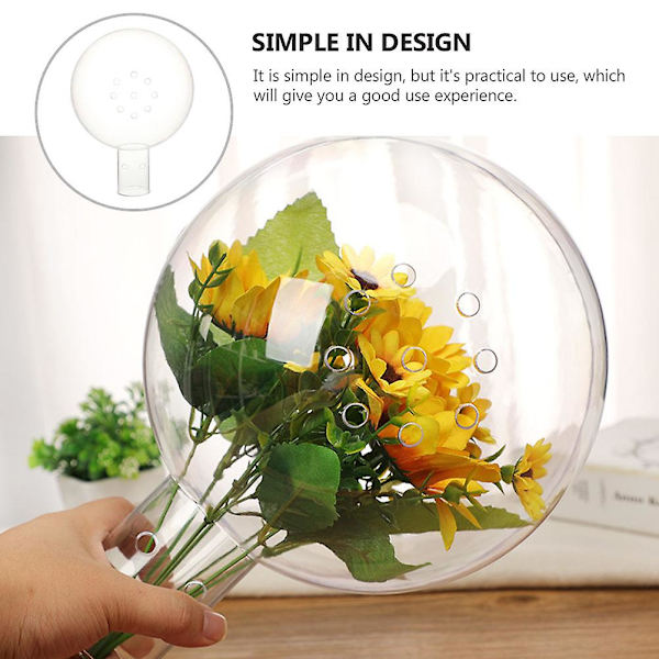 1 st rosbukett transparent rosboll blomma förpackningsmaterial (transparens)