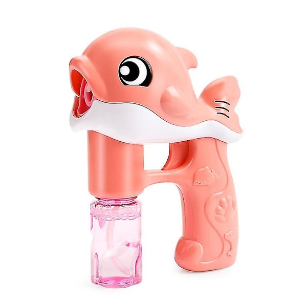 Bubbelpistol Set Whale Automatisk Bubbelmaskin Blåsmaskin Bubbelmaskin, 1 Styck, Rosa