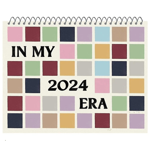 Eras Tour Kalenteri 2024 Seinäkalenteri 2024 Musiikkijulisteet Albumin cover julistekalenteri tytöille ja B (kuten kuvassa)
