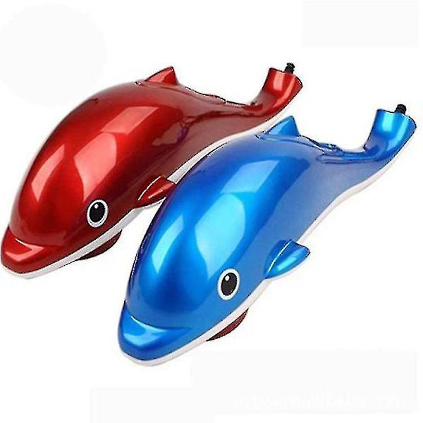 Ny - Dolphin Massager Ryg Massage Hammer Vibration Infrarød Stang Rulle Cervikal Massage Afslapning