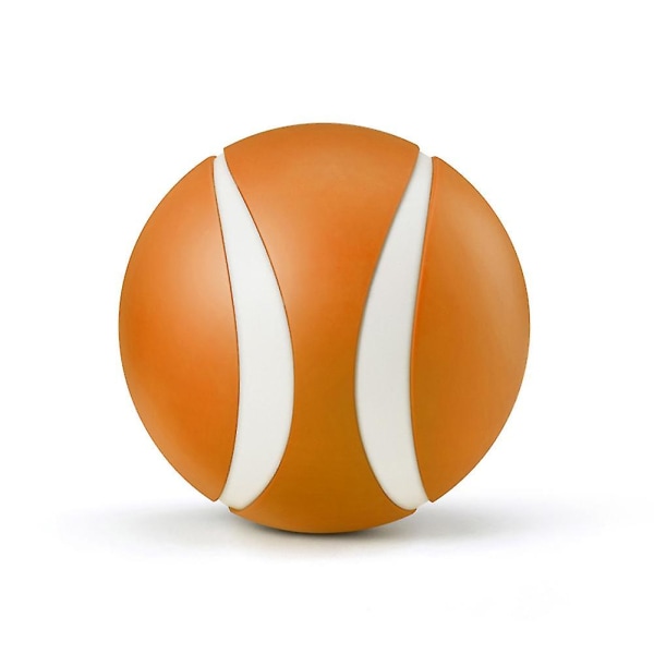 Smart interaksjonsball for kjæledyrleketøy 360 grader selvroterende ball fjernkontroll Multifunksjonsballkatt（oransje）