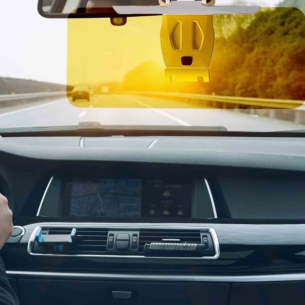 Bil solskjerm antirefleks speil, antirefleks solskjerm sikkerhet dag og natt kjøring