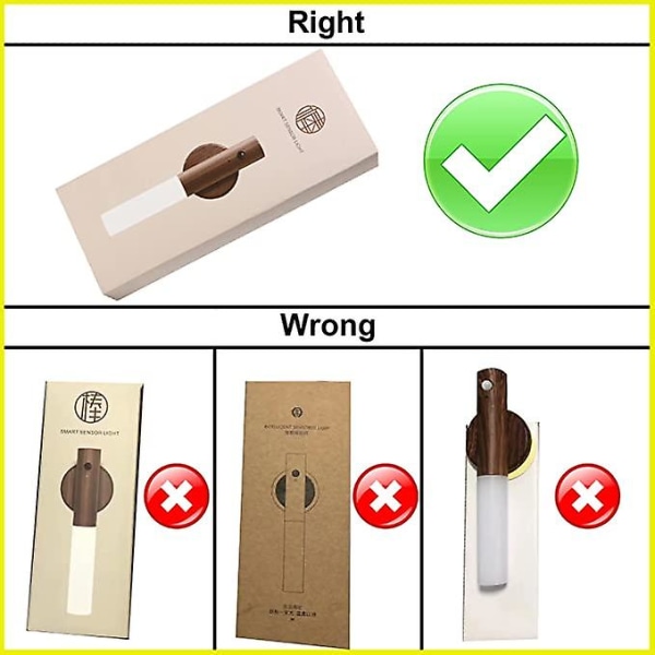 USB-ladet smart kropp, bevegelsessensor nattlys, intelligent nattlys tre moduser, korridor vegg induksjonslampe soveromsgang trapp garderobe