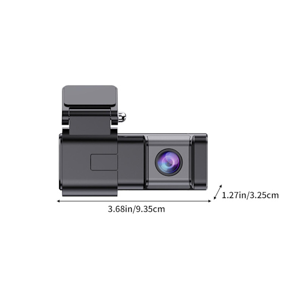 2K Ultra Clear WIFI Dash Cam 1,47-tums dold dold smart körinspelare för bilkameror Parkering inspelning/HD nattseende/Loop inspelning/ Gravity Sensing