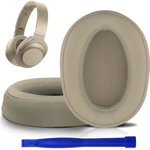 Byte av öronkuddar, kompatibla med Sony Wh-h900n & Mdr 100abn brusreducerande over-ear hörlurar