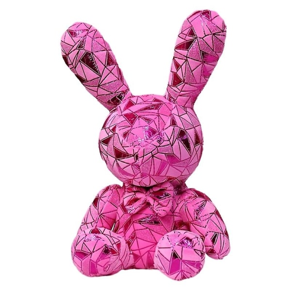 Rabbit Rag Doll Pehmolelu Pehmolelu Erä-nukke-nukke-kynsikone Nukke-nukkenukke (punainen)