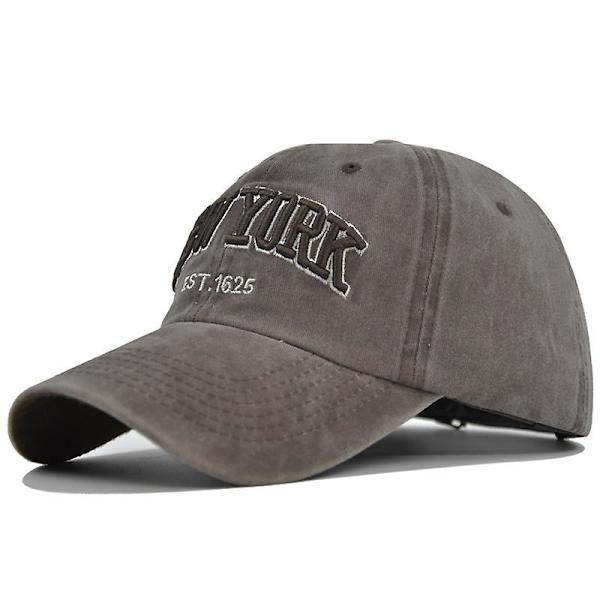 Nyvasket bomulds kasket New York broderet baseball kasket kasket solhat broderet baseball solskygge hat