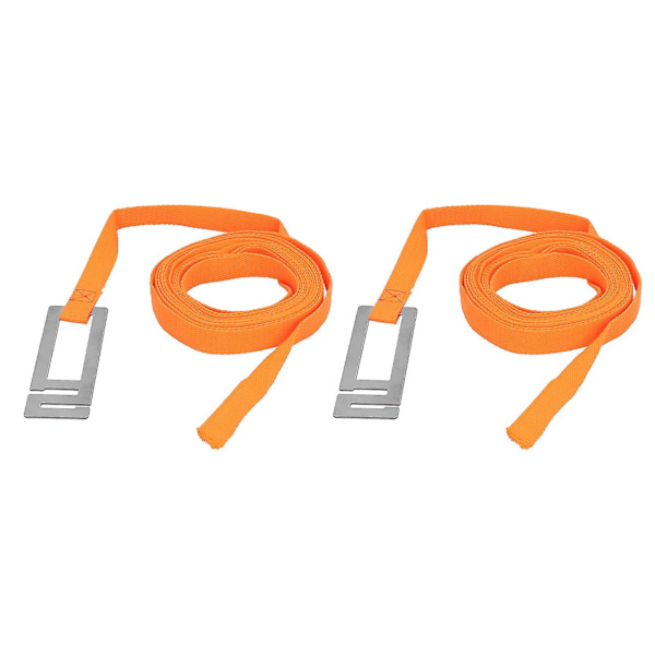 Bihusrem - 2 st bärbar biodlingstillbehör för fast åtdragning och buntning (orange)