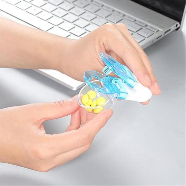 Portable Pill Taker Remover, Tabletter Piller Blister Pack Opener.hjelpeverktøy
