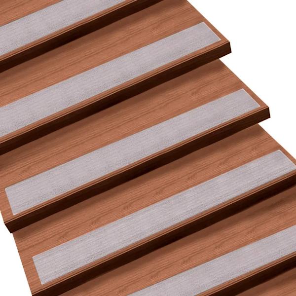Antislip trappsteg, halkfri trappmatta, transparent antislip, trappstegsmatta, halkfri, 15 rullar transparent antislip remsa installationsrulle (10 x 60 cm)