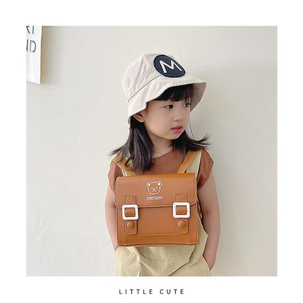 Ghyt Cute Småbarnsryggsekk Småbarnsveske Mini Reiseveske For Baby Girl Boy 2-6 år (brun)